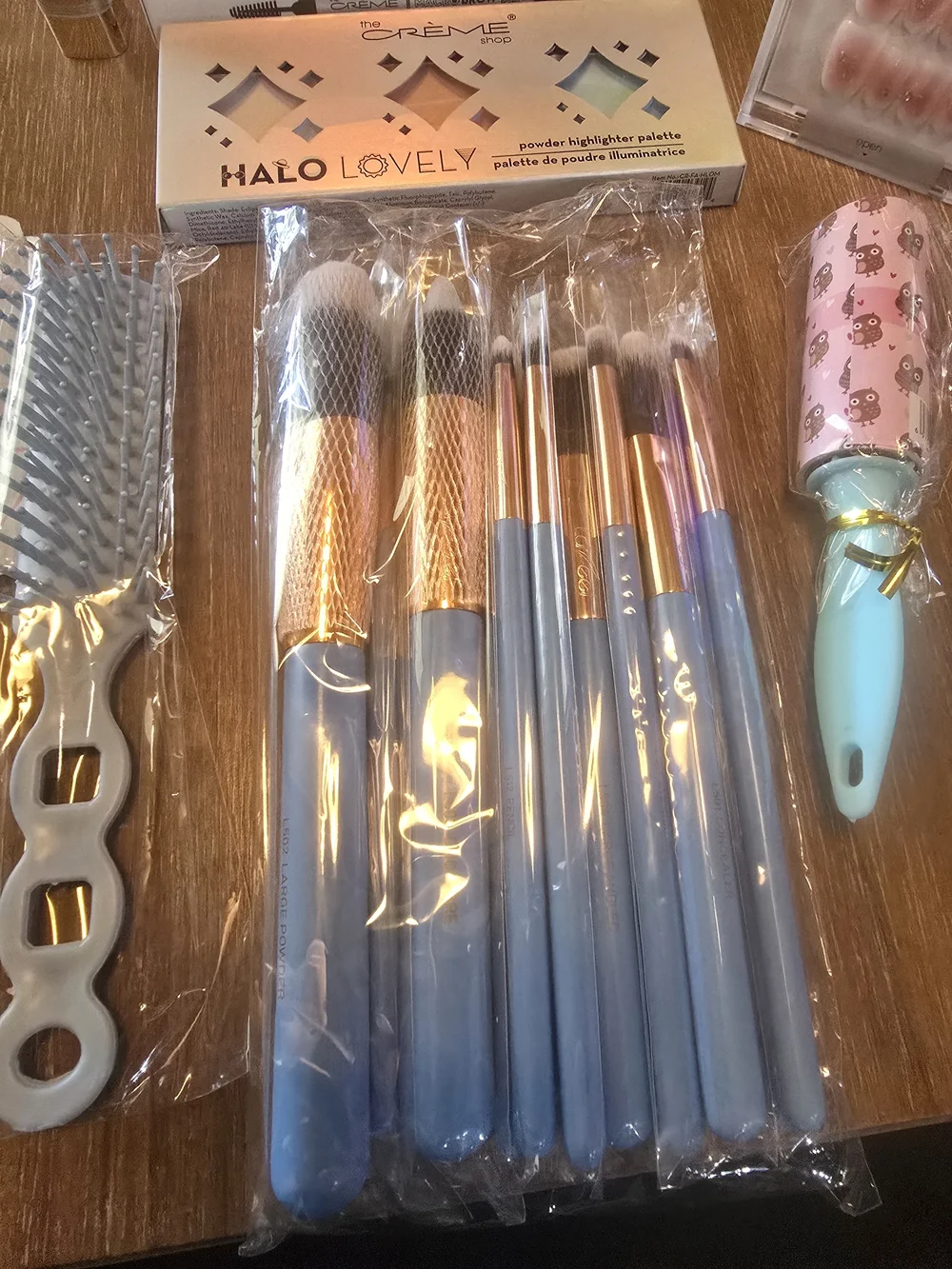Martha Stewart Makeup Bag with The Creme Shop Kosas & Lottie London Products